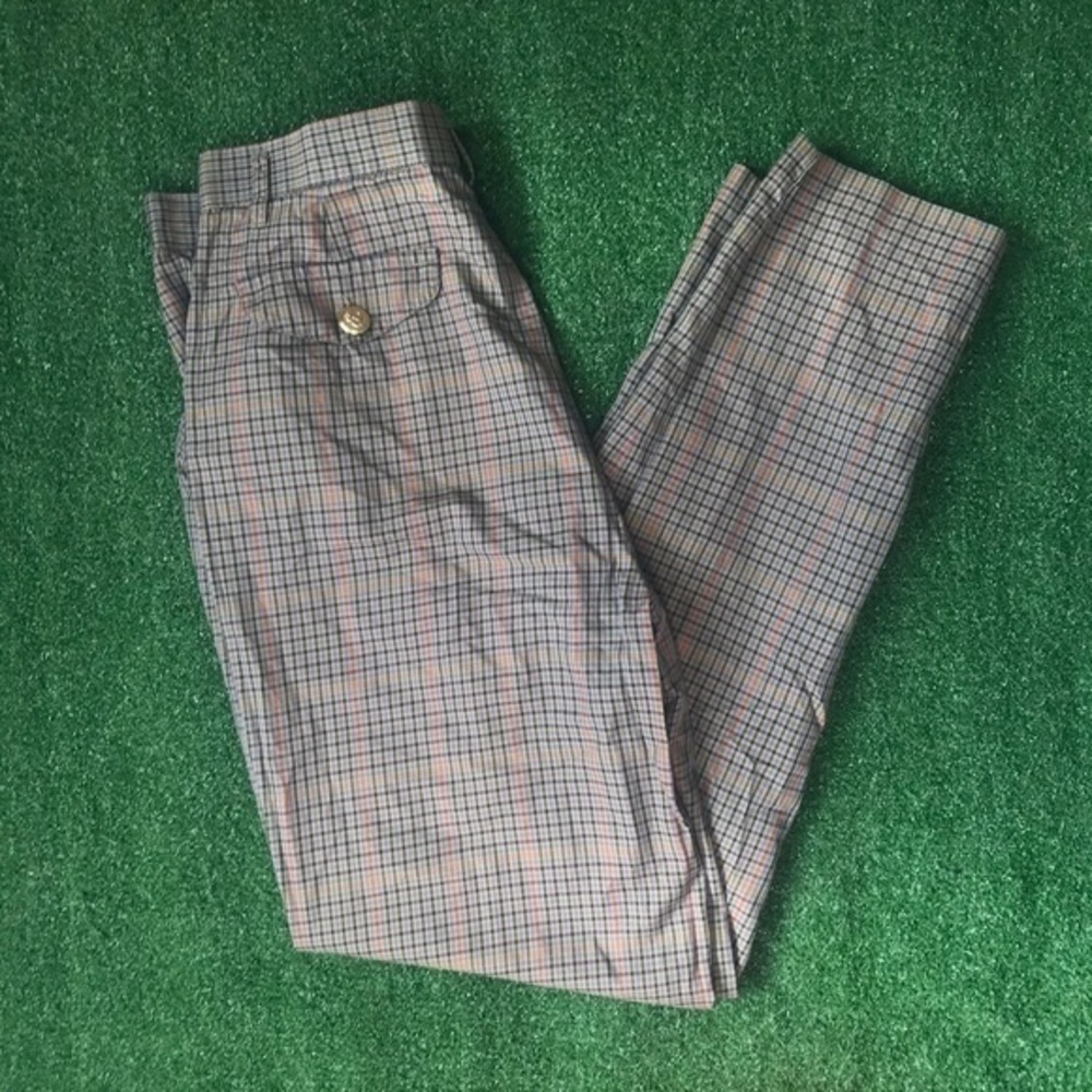 Vintage Marcello Rubinacci Plaid Trousers